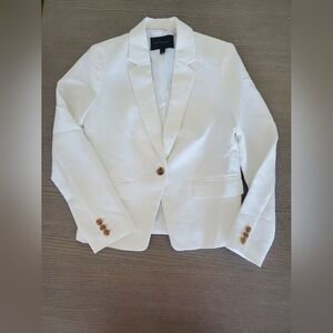 Banana Republic Classic White Blazer